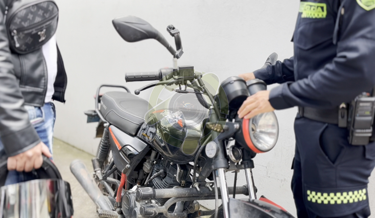 Recuperan una moto en tiempo récord en El Carmen
